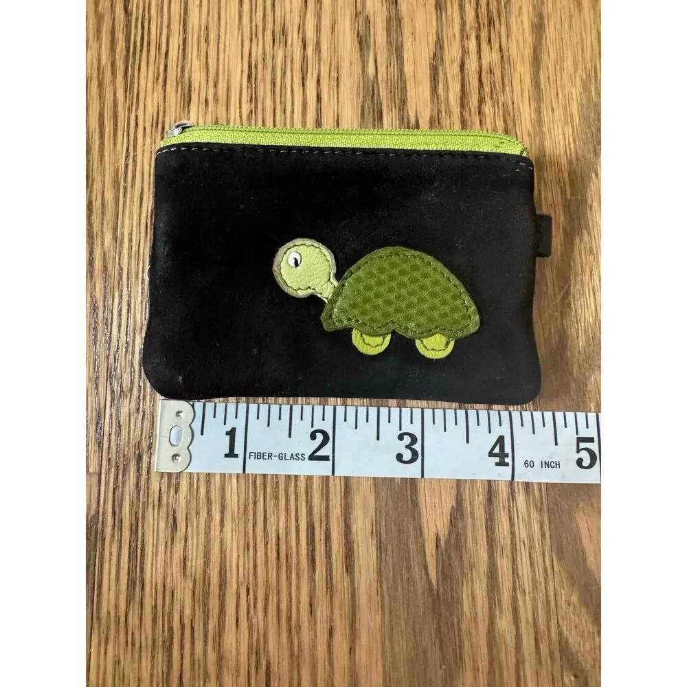 Small Brown & Green Coin Purse